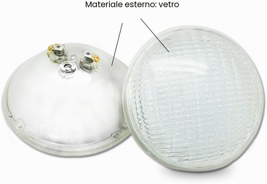 Detalle de COOLWEST 36W LED per piscina PAR56 – Illuminazione sott'acqua 12V IP68, bianco caldo 3000K
