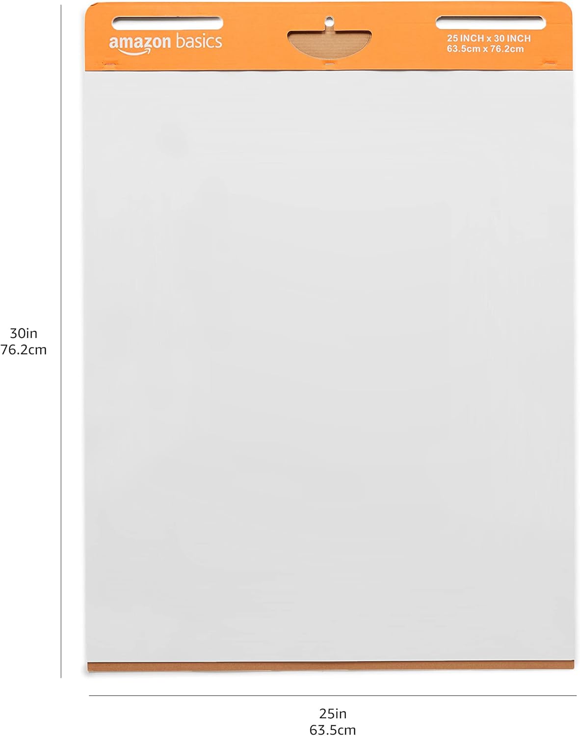 Detalle de Amazon Basics Sticky Easel Pads for Presentations, Whiteboard-Compatible, 25 x 30 Inch, Rectangular, White, 4-Pack