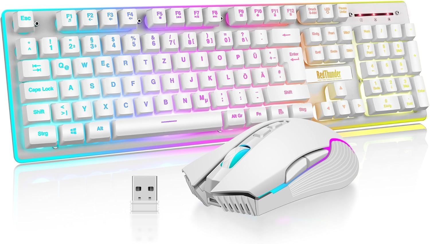 Detalle de RedThunder K10 kabelloses Gaming Set 3200 DPI