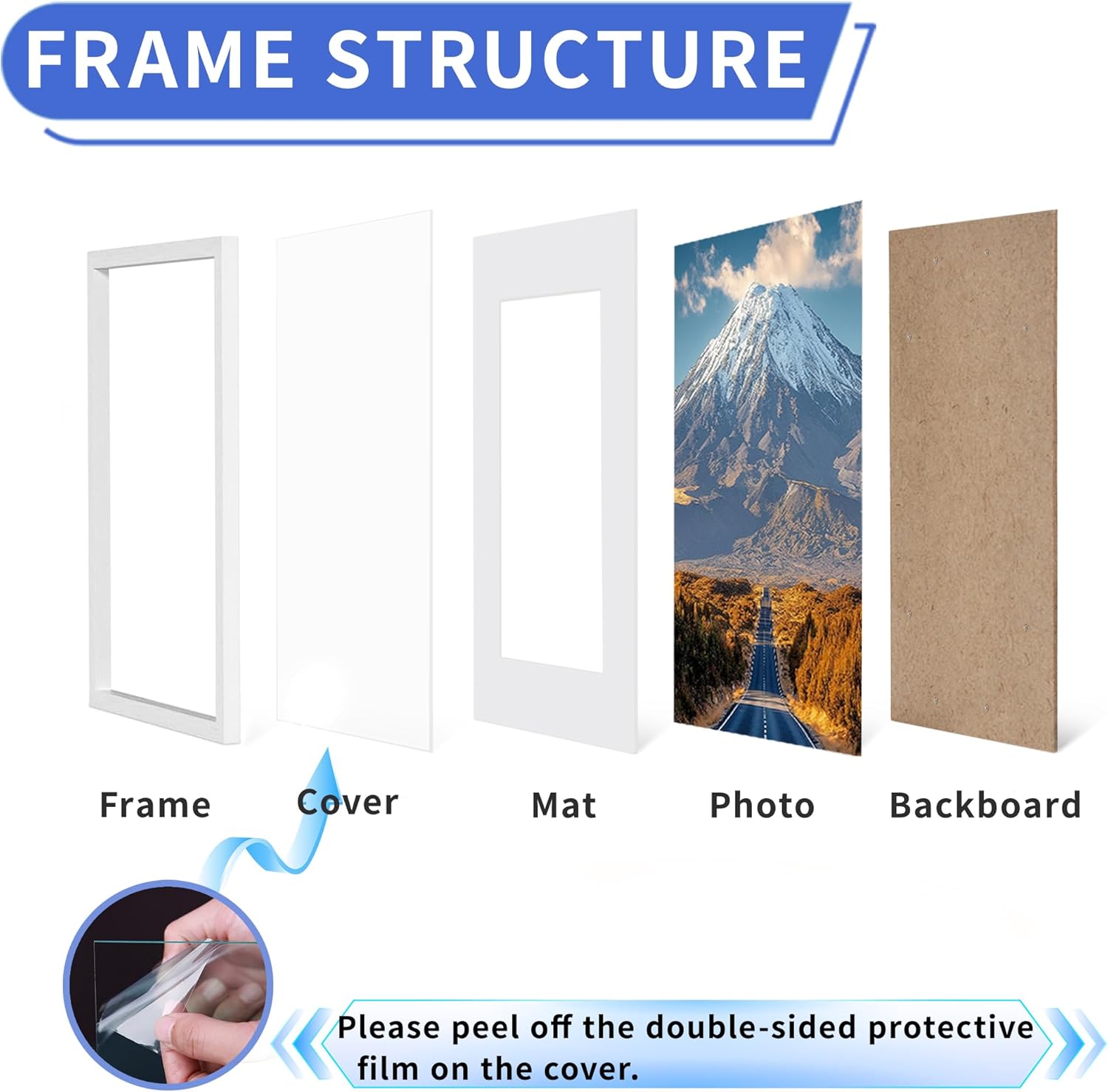 Thumbnail 2 de A3 Picture Frame 29.7x42cm Wood