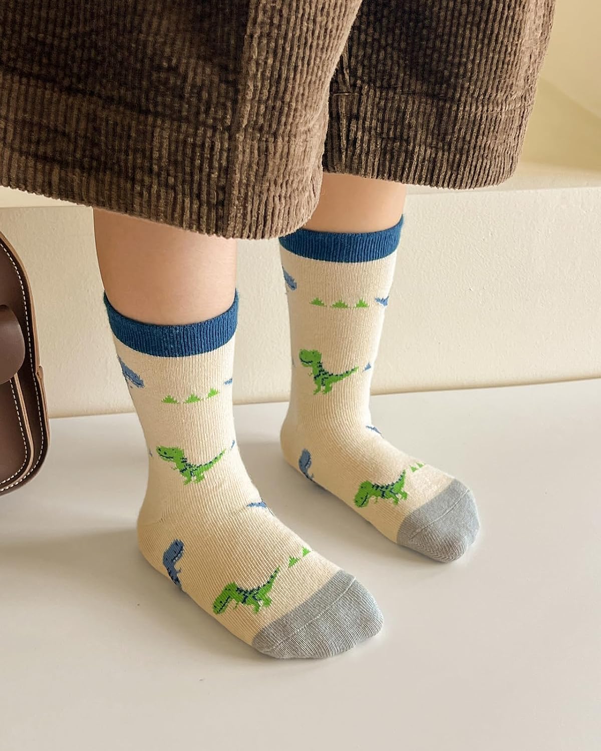 Detalle de Kyopp Chaussettes rigolotes Enfants Filles et Garçons – 10 Paires,Animaux, Coton 78.6%