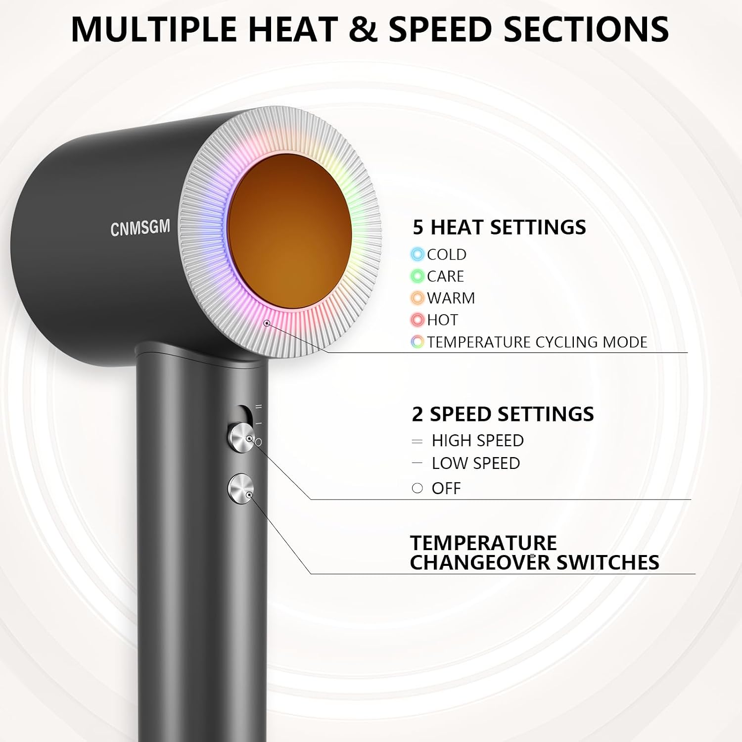 Thumbnail 4 de High Speed Ionic Hair Dryer 160000 RPM