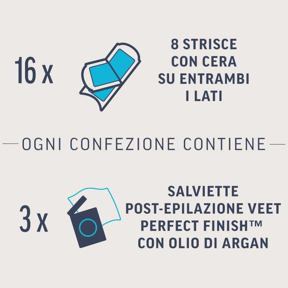 Detalle 2 de Veet Expert Strisce Ascelle e Bikini 3 confezioni