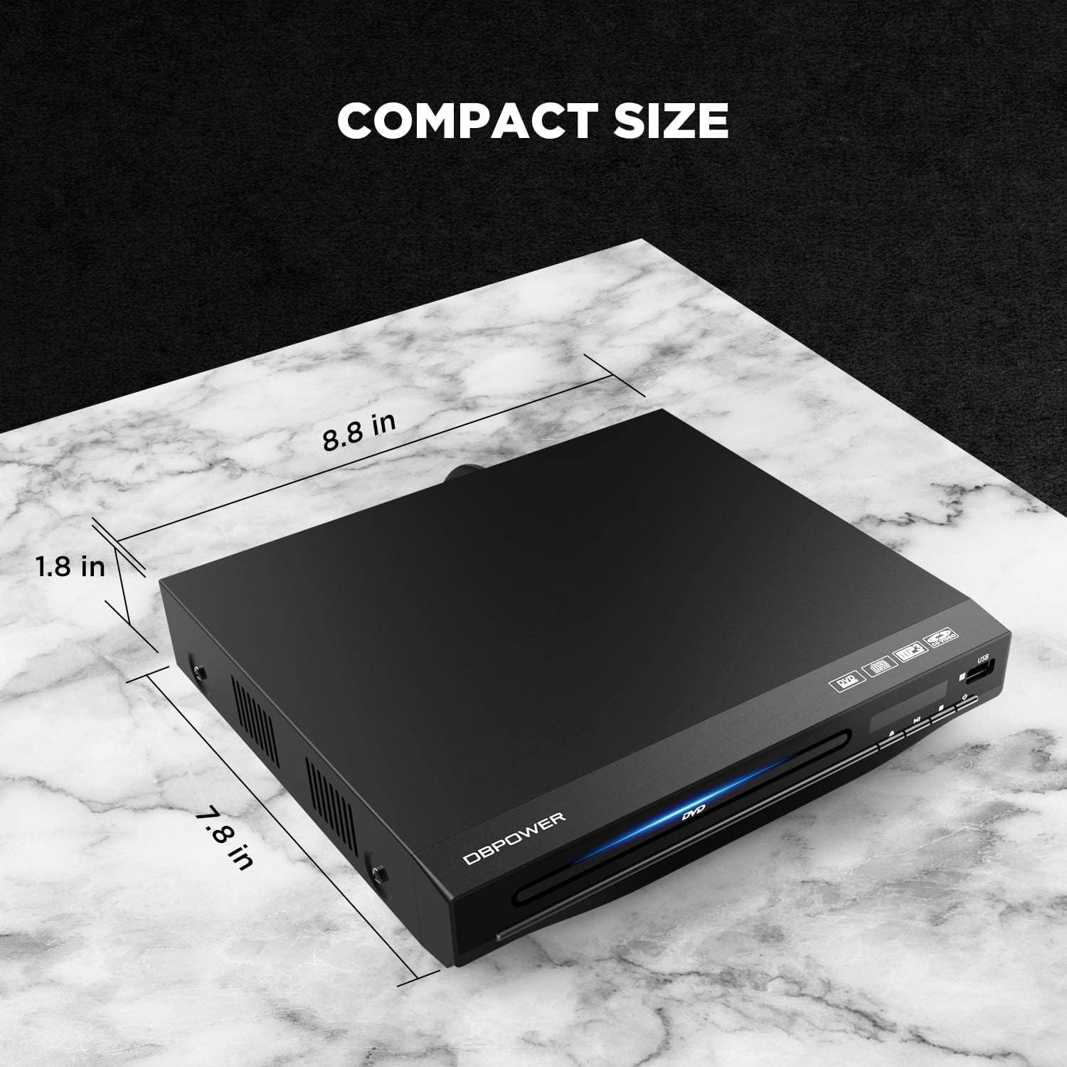 Thumbnail 6 de DBPOWER DVD Player 1080p All‑Region DVD
