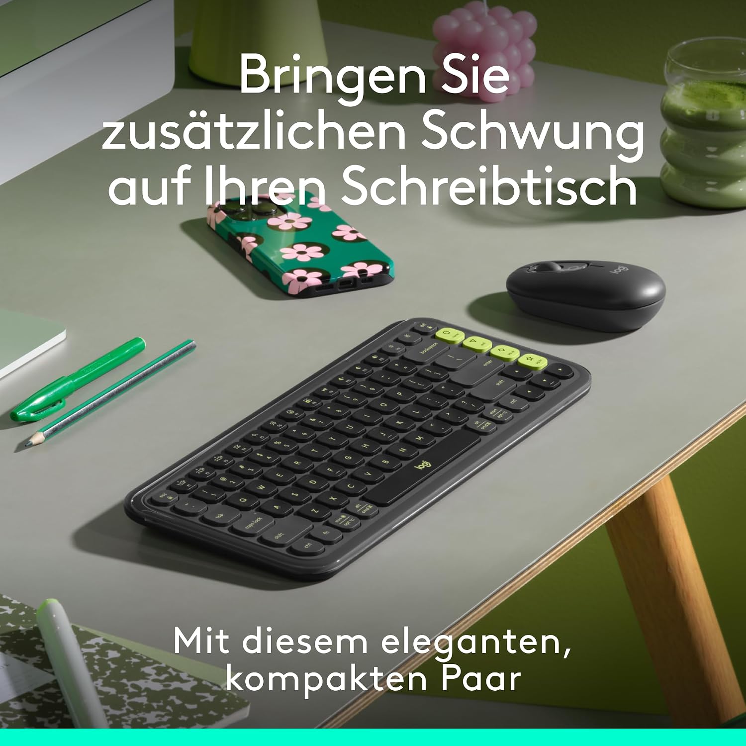 Detalle 2 de Logitech POP ICON Combo Tastatur Maus Set
