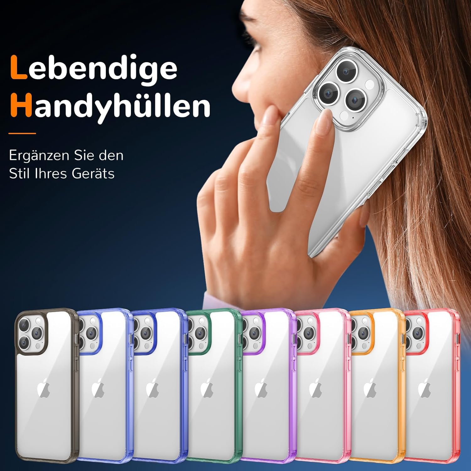 Thumbnail 5 de Voyahülle iPhone 15 Pro Hülle – transparente Anti-Vergilbung, stoßfest & kratzfeste Case