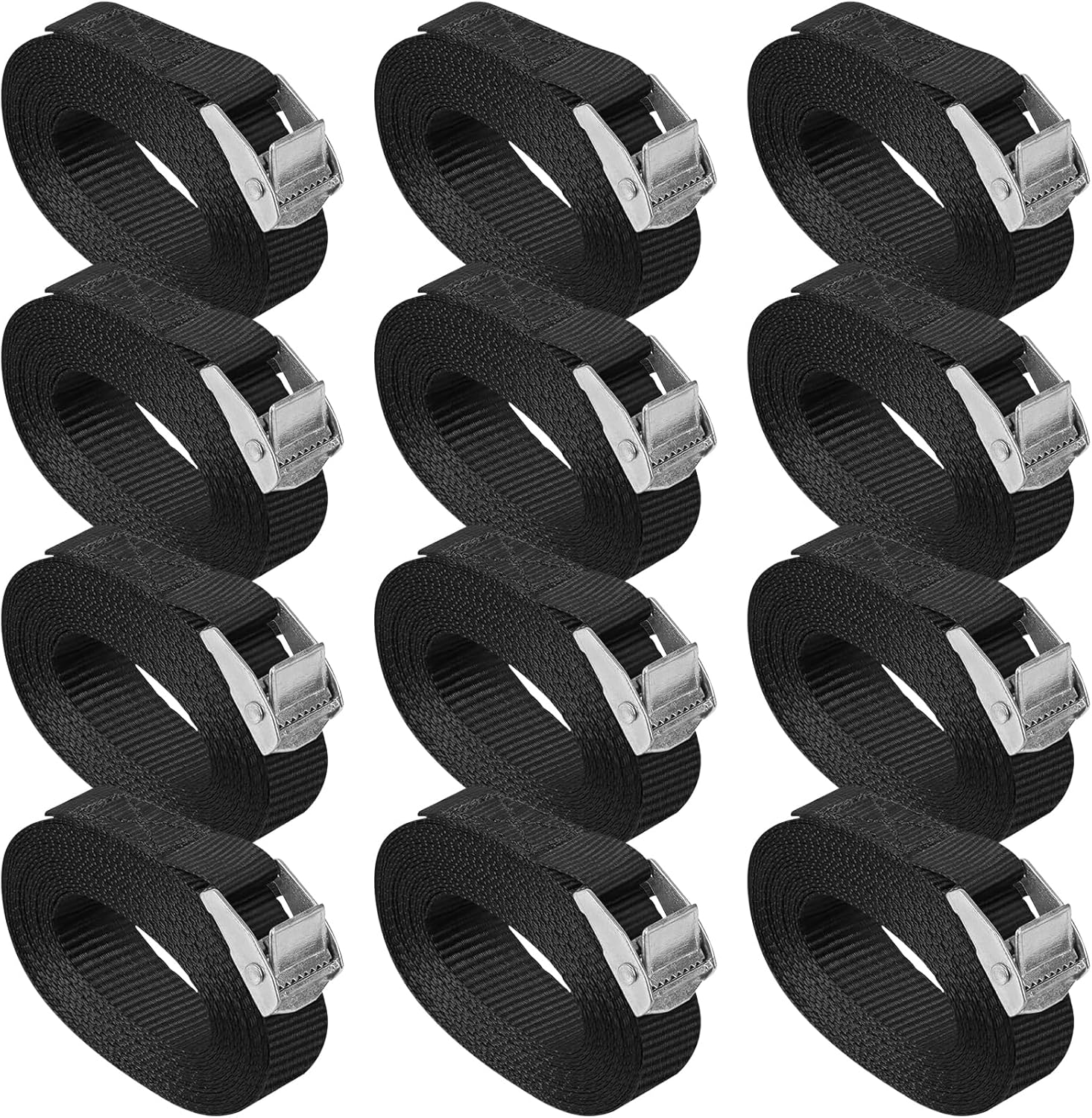 ROELLY Cinchas de amarre 1 m 12 unidades