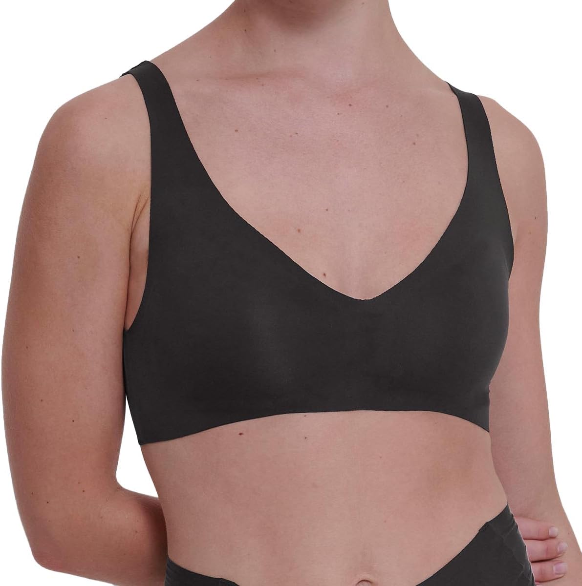 Detalle de Sloggi Femme ZERO Feel 2.0 Soft bra noir S – maintien ferme et confort respirant