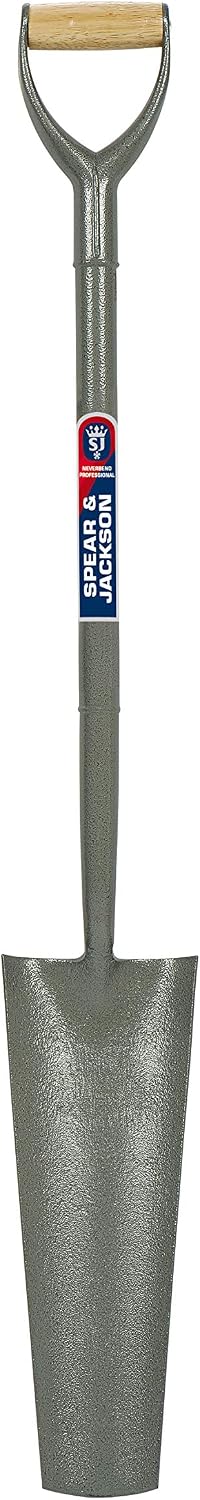 Detalle de Spear & Jackson 2154HK 16" Tubular Steel Draining Shovel