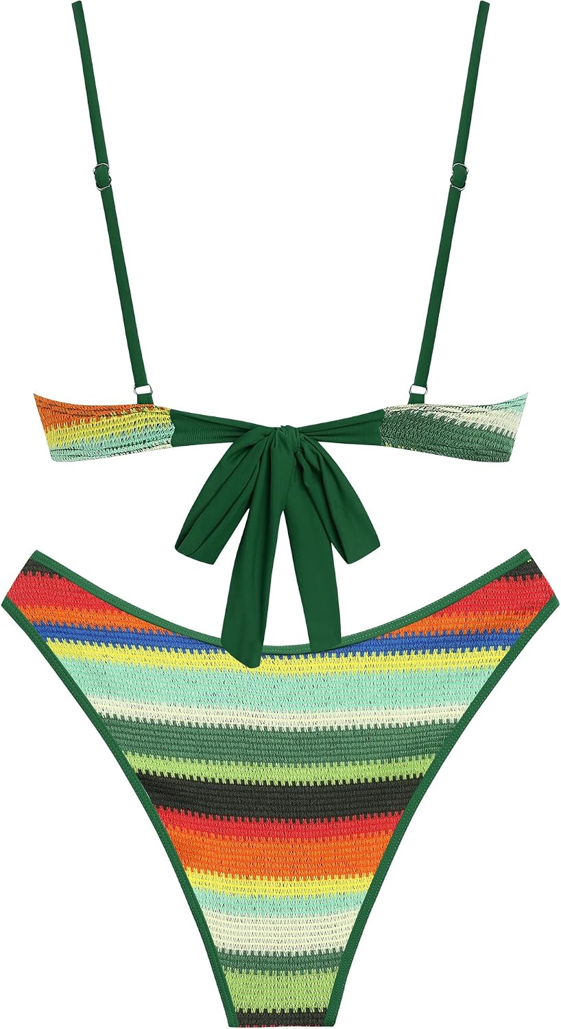 Thumbnail 4 de ZAFUL High Cut String Bikini Set — Cheeky Swimwear