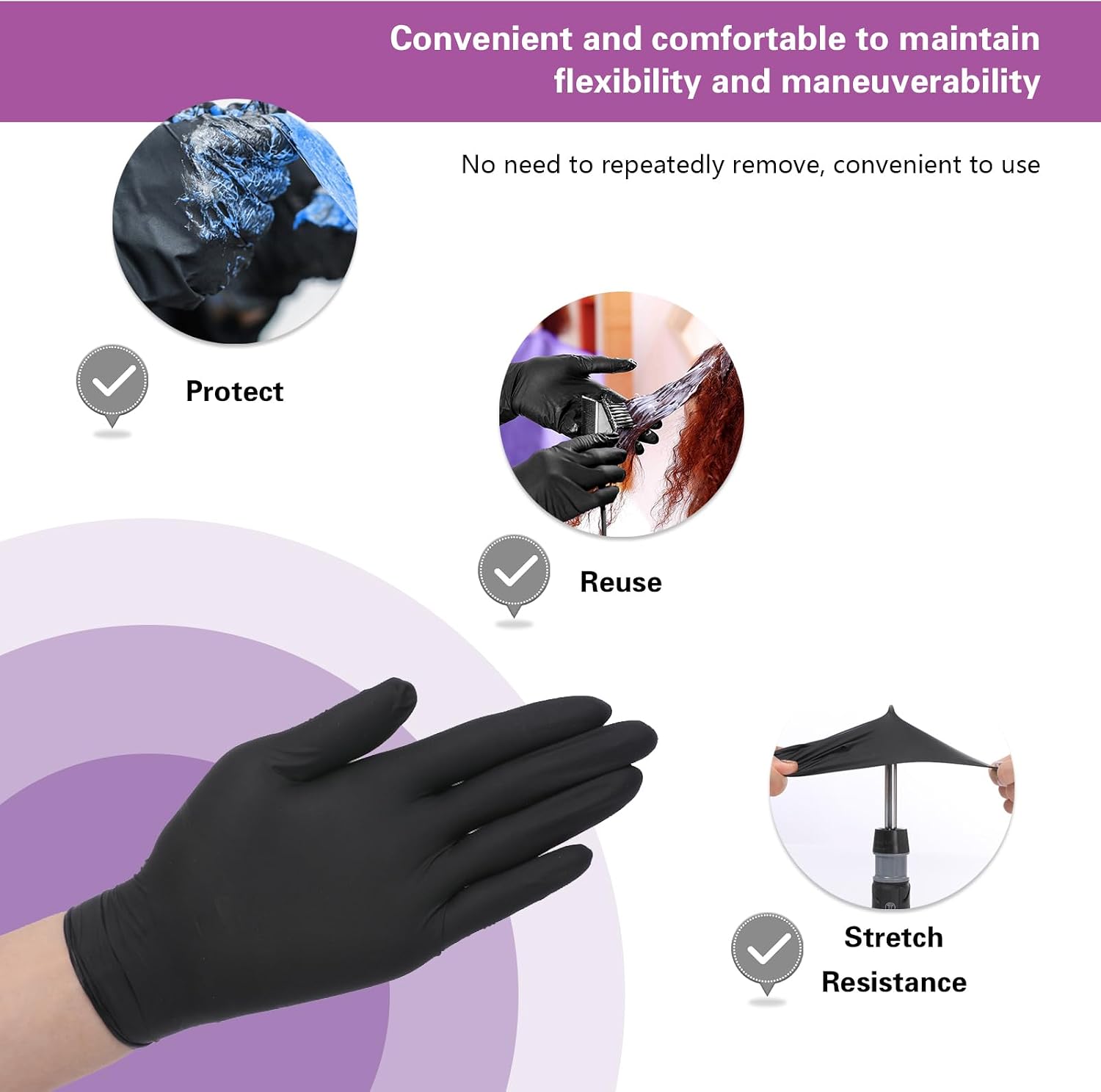 Detalle de Kakveiai 19 Stück Haarfärbepinsel Set – DIY Salon Haarfärbemittel, Kopfhaut Massagebürste, Friseur Zubehör