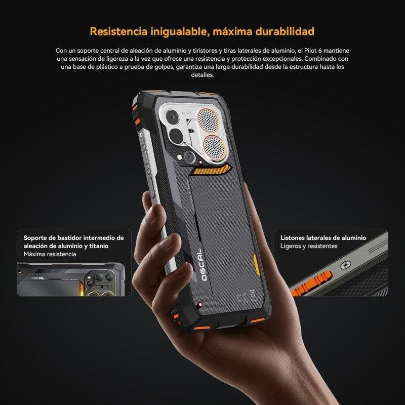 Thumbnail 2 de OSCAL Pilot 6 4G/12GB-256GB: rugged y con gran autonomía en 6.78" (Negro)