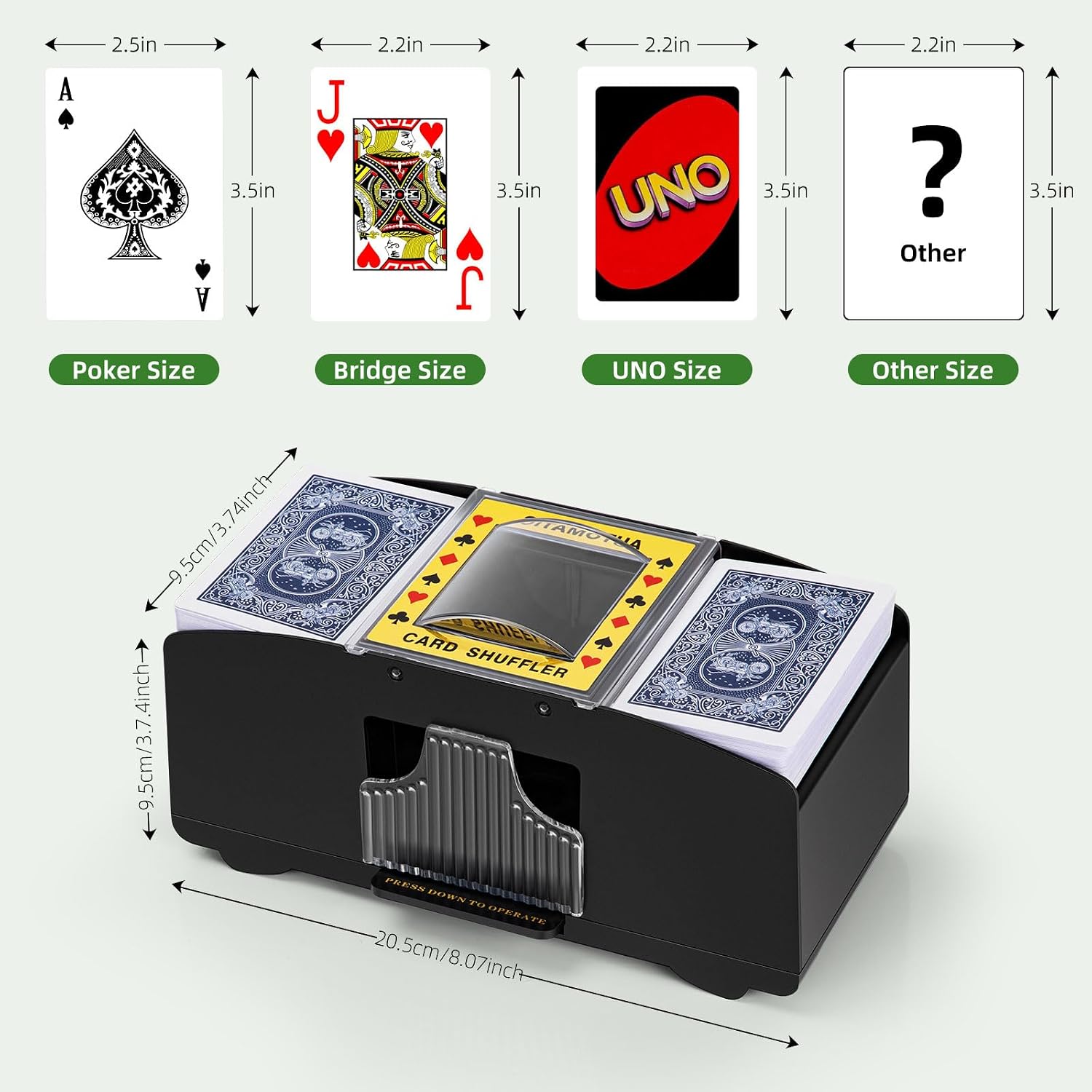 Thumbnail 4 de YUCEEN Automatic Card Shuffler 6 Decks