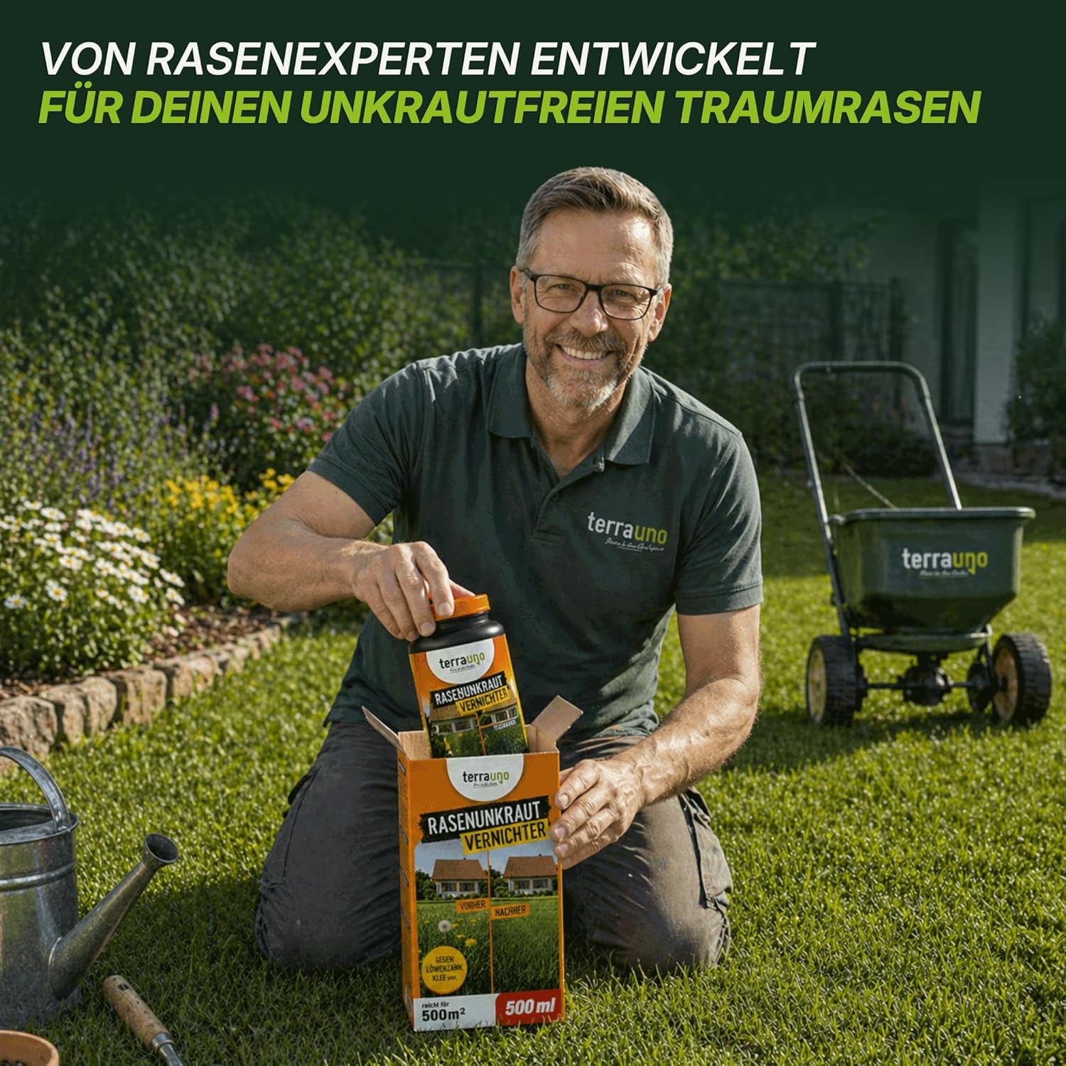 Thumbnail 6 de TerraUno Unkrautvernichter Rasen 500 ml – Extra stark, wurzeltief gegen 40+ Unkräuter