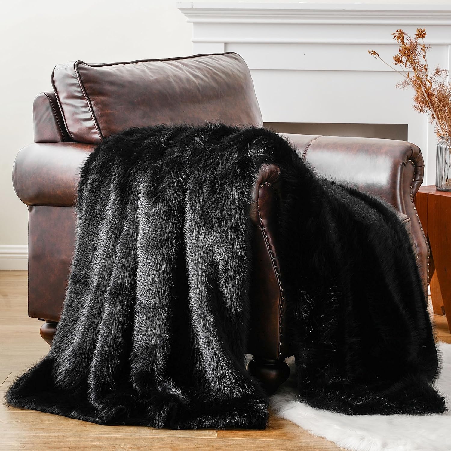 Thumbnail 3 de BATTILO HOME Luxury Faux Fur Throw 150x200cm 🛋