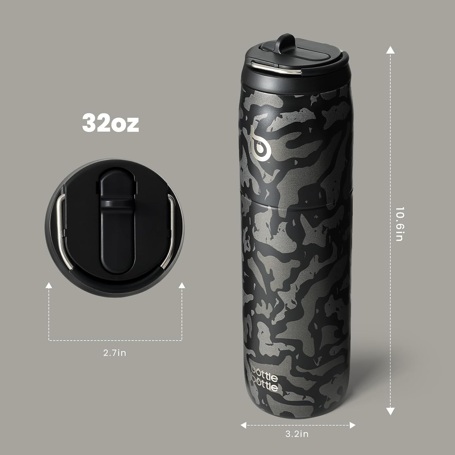Thumbnail 2 de Bottle Bottle Insulated Water Bottle 950ml