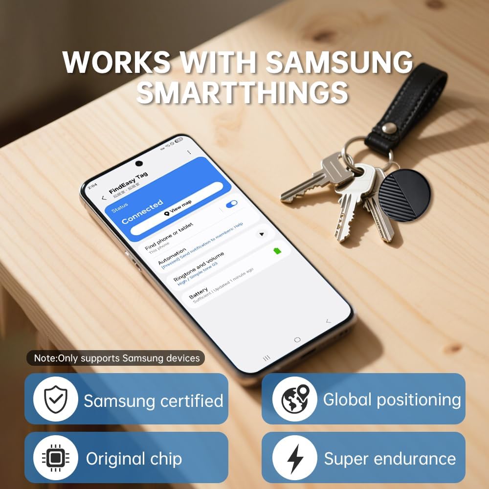 Thumbnail 1 de Samsung SmartTag 2 Pack (2025) – Bluetooth Tracker for Keys, Wallet & More