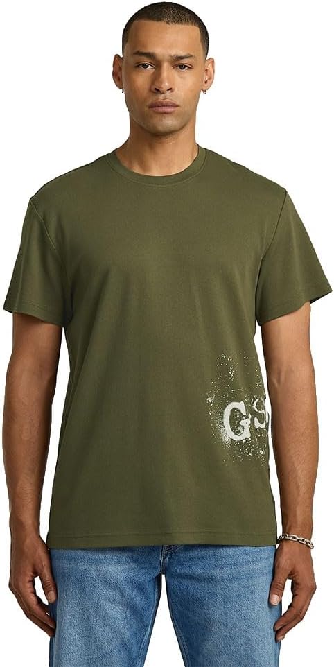 Detalle de G-STAR RAW Sprayed gr r t – bequemer Tragekomfort und origineller Look