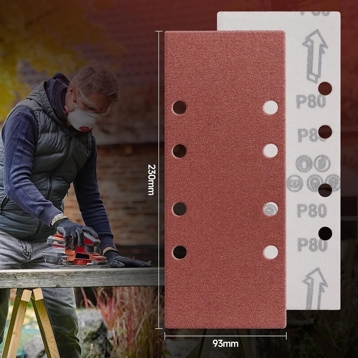 Detalle de Sruhrak Schleifpapier Set 93 x 230 mm