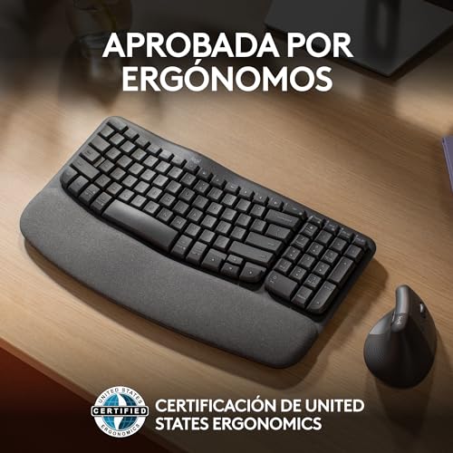 Thumbnail 5 de Logitech Wave Keys teclado ergonómico inalámbrico Bluetooth ⌨