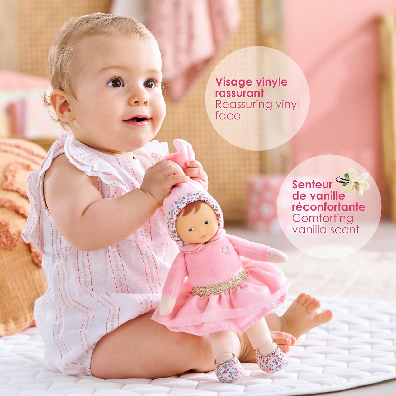 Thumbnail 3 de Corolle Mon Doudou Miss Ballerine Rose Grenadine, 25 cm – Dès la naissance