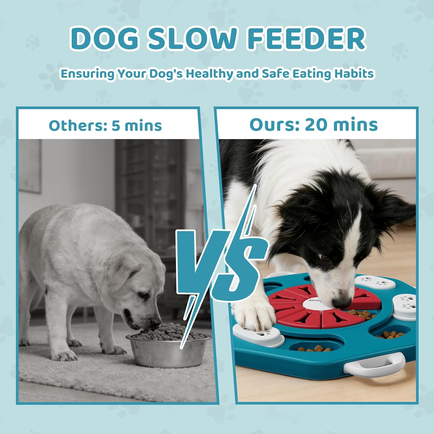 Thumbnail 4 de MateeyLife Interactive Dog Toys: Two-Mode Puzzle & Treat Dispenser for Brain Boost & Slow Feeding