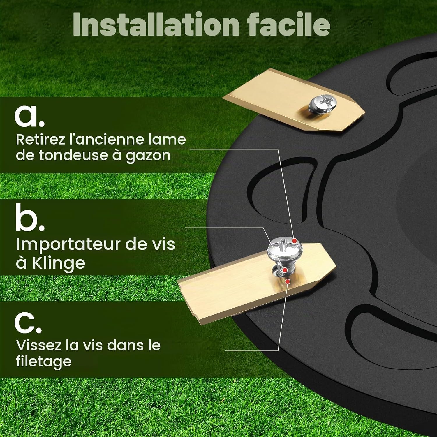 Thumbnail 2 de Plate-i105E-Navimow vervangmesschijf met 6 titanium messen voor Segway Navimow