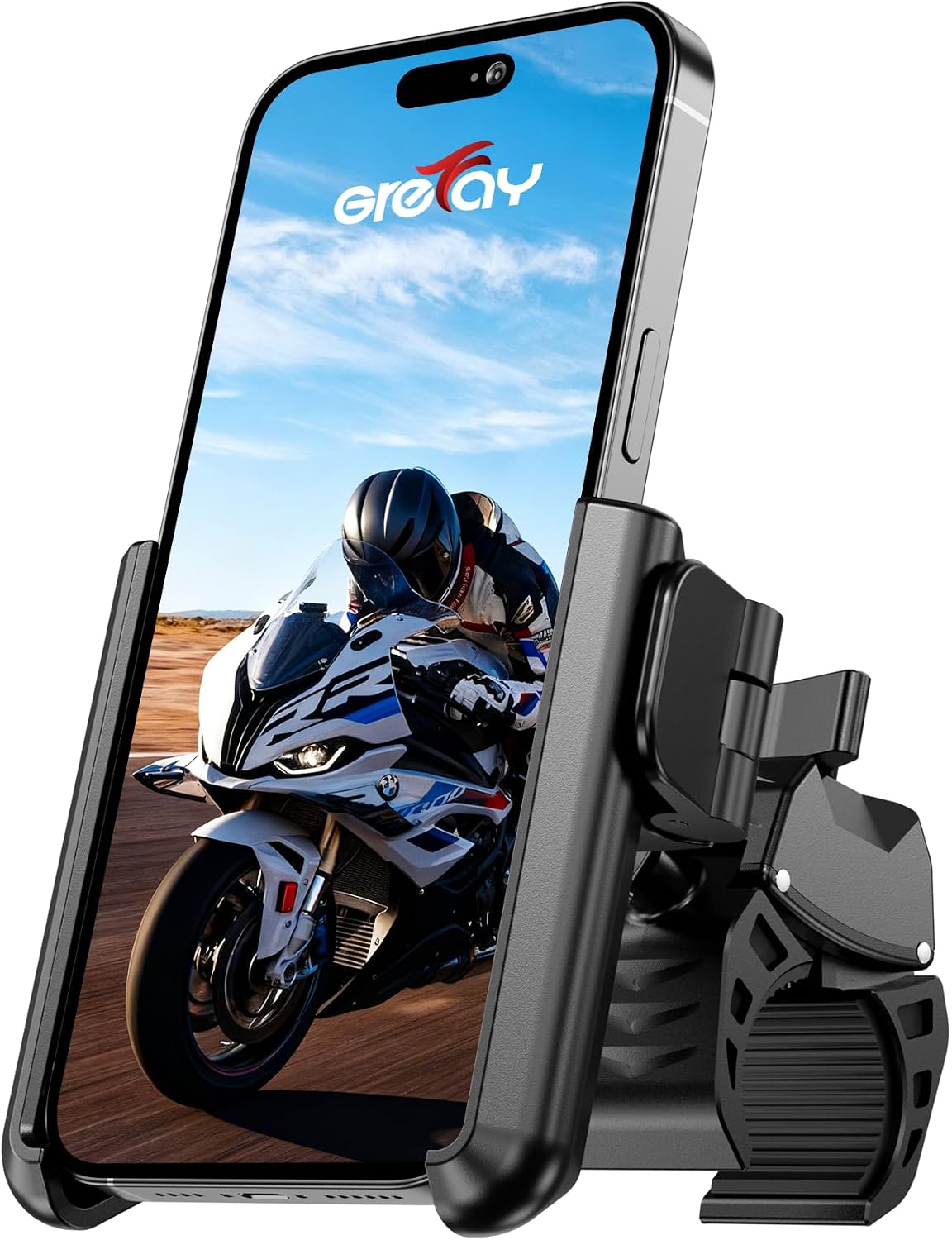 Thumbnail 6 de Grefay Handyhalterung Fahrrad Universal Motorrad – 360° Drehung, 3,5–7,0 Zoll, Schnellmontage