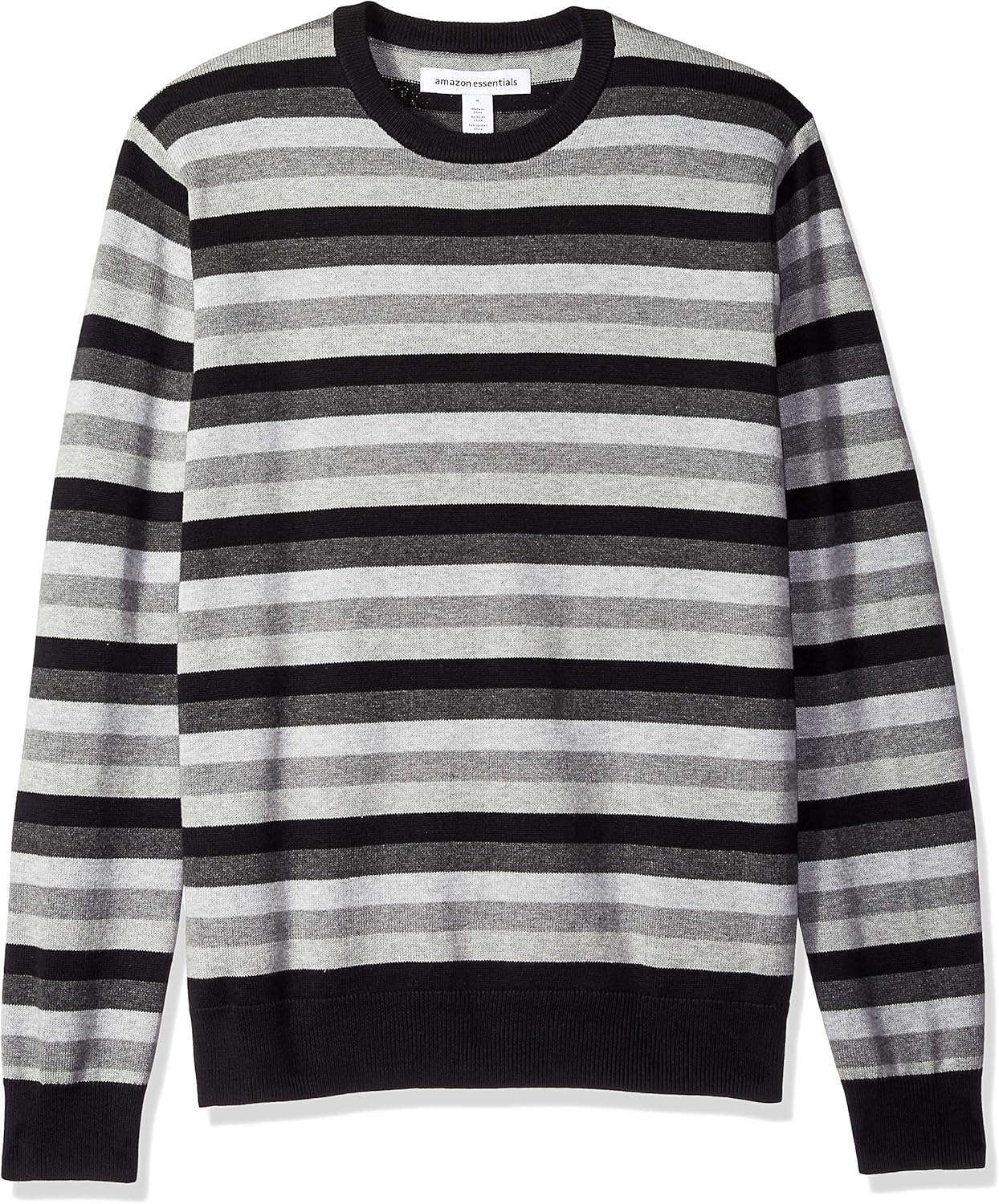 Thumbnail 5 de Amazon Essentials Herren Langärmliger Pullover mit Rundhalsausschnitt – 100% Baumwolle, Tailliert mit lockerer Brustpartie