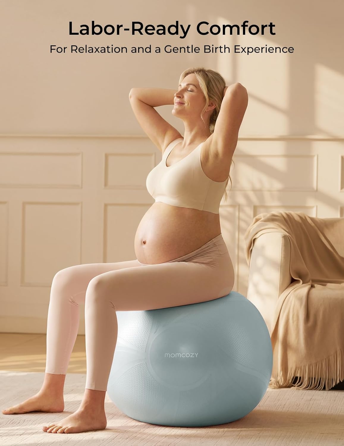 Thumbnail 2 de Momcozy BirthEase Pregnancy Ball Set with App-Based Full-Journey Courses