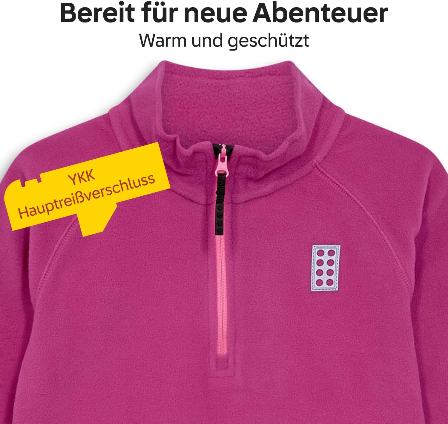 Detalle 2 de Kabooki LEGO® Pullover – Fuchsie – LWSINCLAIR 702