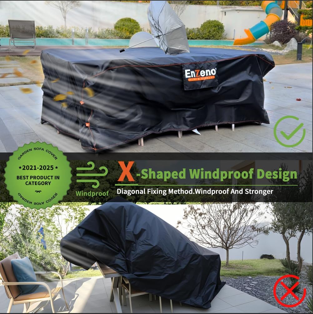 Detalle 2 de Enzeno 200 x 200 x 90 cm waterproof patio cover