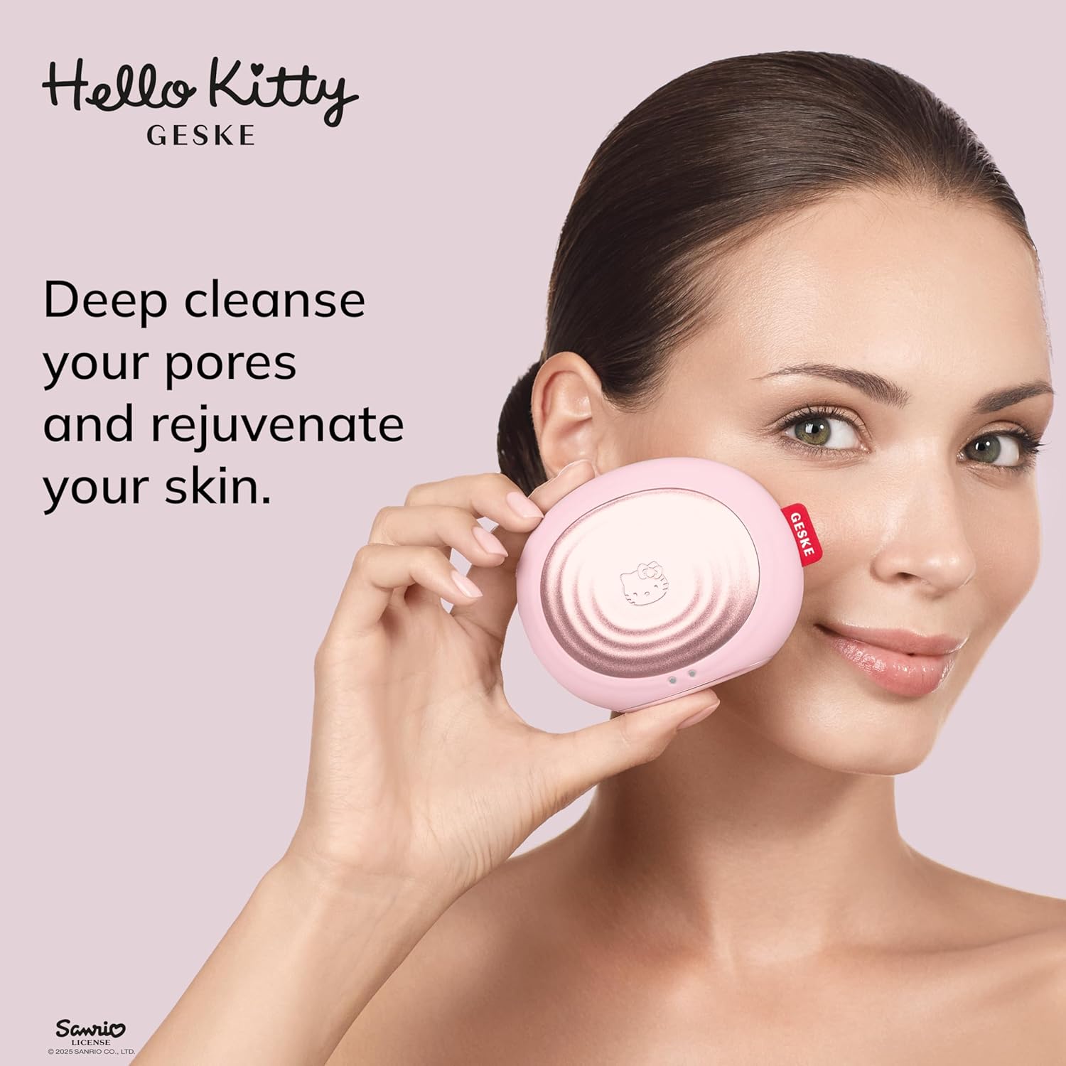 Thumbnail 2 de GESKE x Hello Kitty SmartAppGuided Thermo Facial Brush 5 in 1
