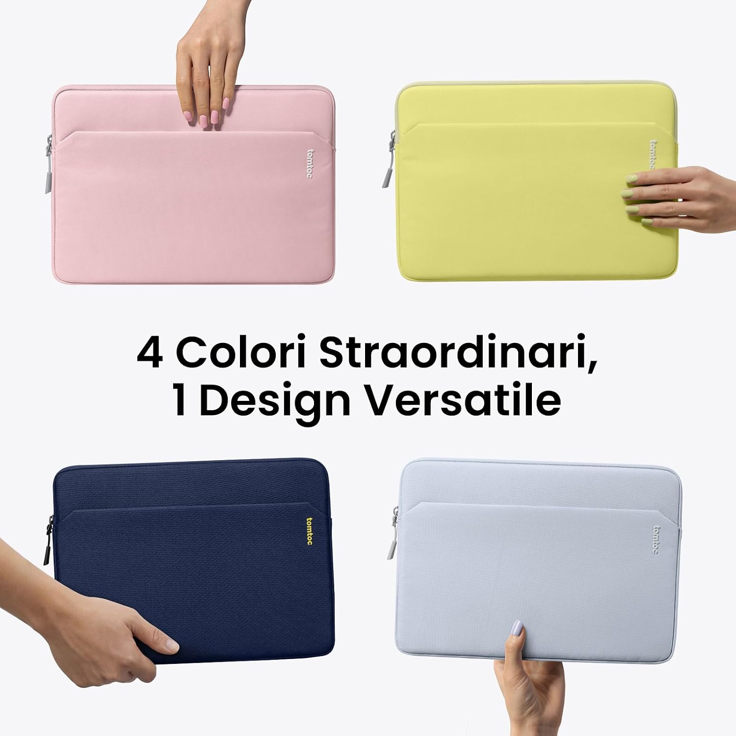 Detalle de tomtoc Custodia Ultra Sottile per MacBook Neo 13" A3404 (2026) con A18 Pro e compatibilità Surface 12–13