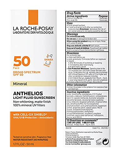 Thumbnail 9 de La Roche-Posay Anthelios 50 Mineral Ultra Light Sunscreen Fluid SPF 50