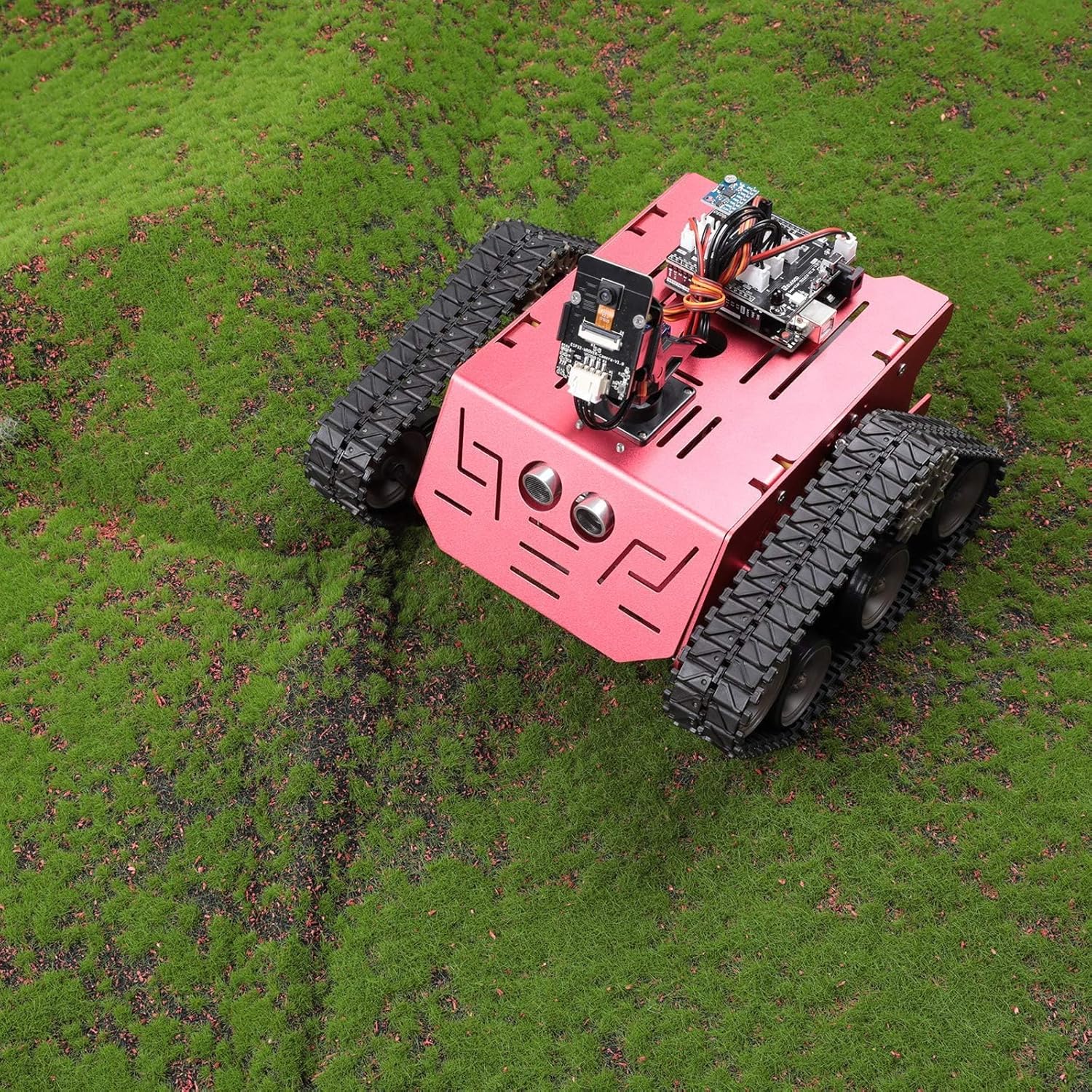 Thumbnail 5 de ELEGOO Smart Robot Tank Kit (Arduino-IDE, UNO R3 kompatibel) mit Ultraschallsensor, Bluetooth- und Kamera-Modul