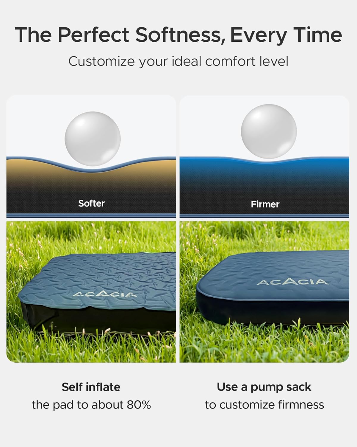 Detalle 2 de Acacia Self-Inflating Sleeping Pad with Foam