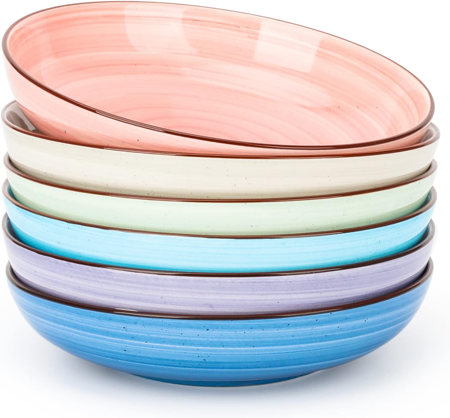 KitchenTour Ceramic Pasta Bowls 26 oz set 🍽