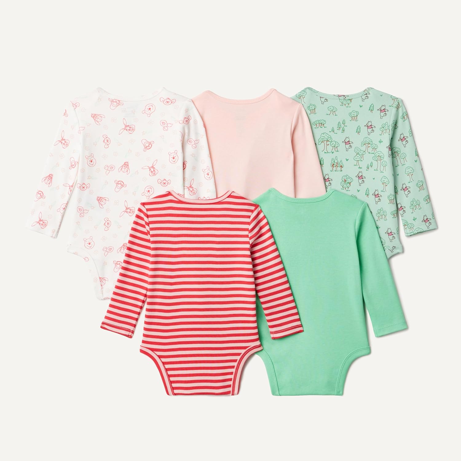 Thumbnail 2 de Amazon Essentials Disney | Marvel | Star Wars unisex babies’ long-sleeve bodysuit pack of 5