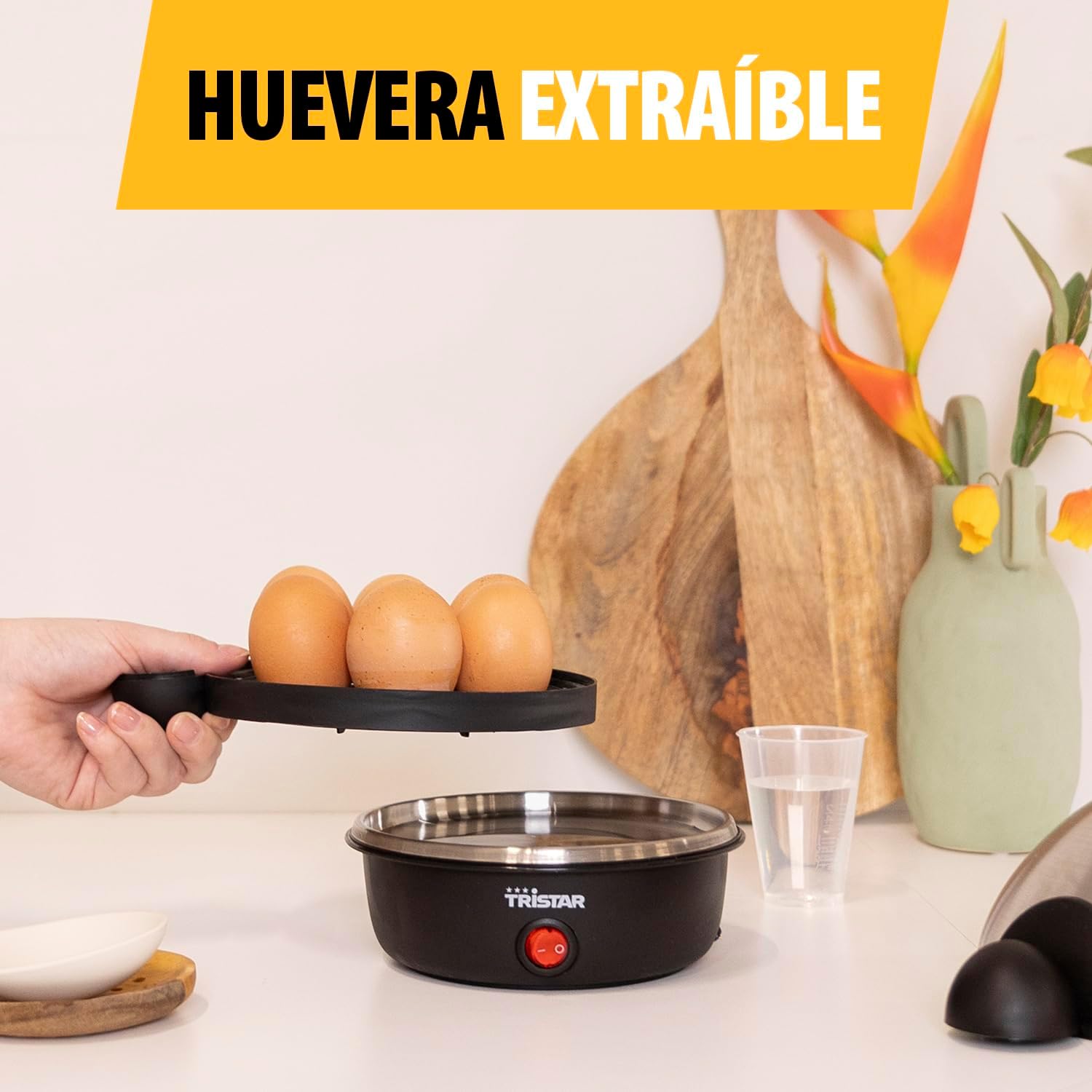 Thumbnail 1 de Tristar EK-3076 Cocedor de huevos para 7 unidades
