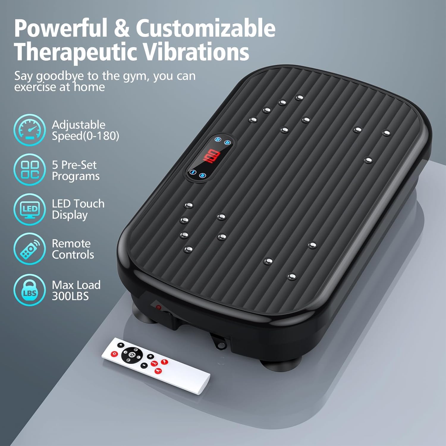 Thumbnail 5 de Vibration Plate Exercise Machine 330 lb capacity 🏋