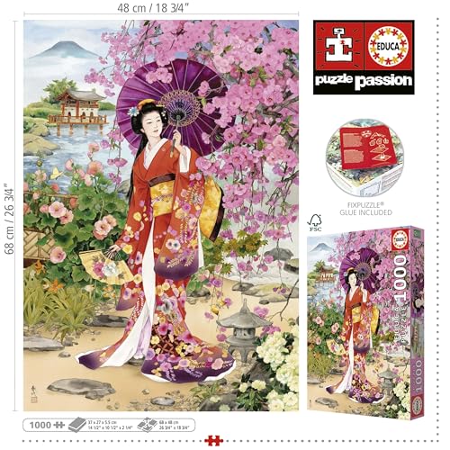Thumbnail 4 de Educa Teien, Haruyo Morita 🧩 Puzzle 1000 Piezas, 48x68 cm
