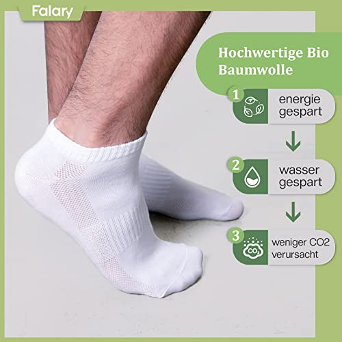 Thumbnail 1 de FALARY Sneaker-Socken 43–46, 10 Paar, atmungsaktives Netz und Baumwollmix