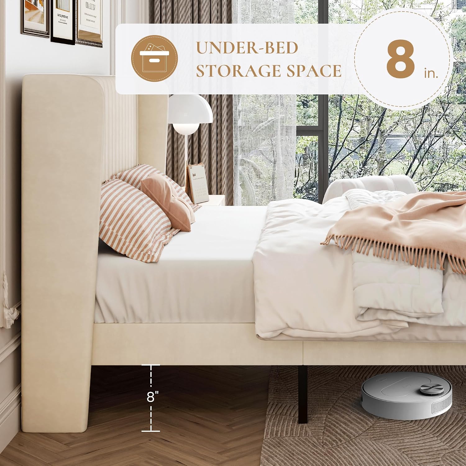 Detalle de SHA CERLIN Queen Bed Frame