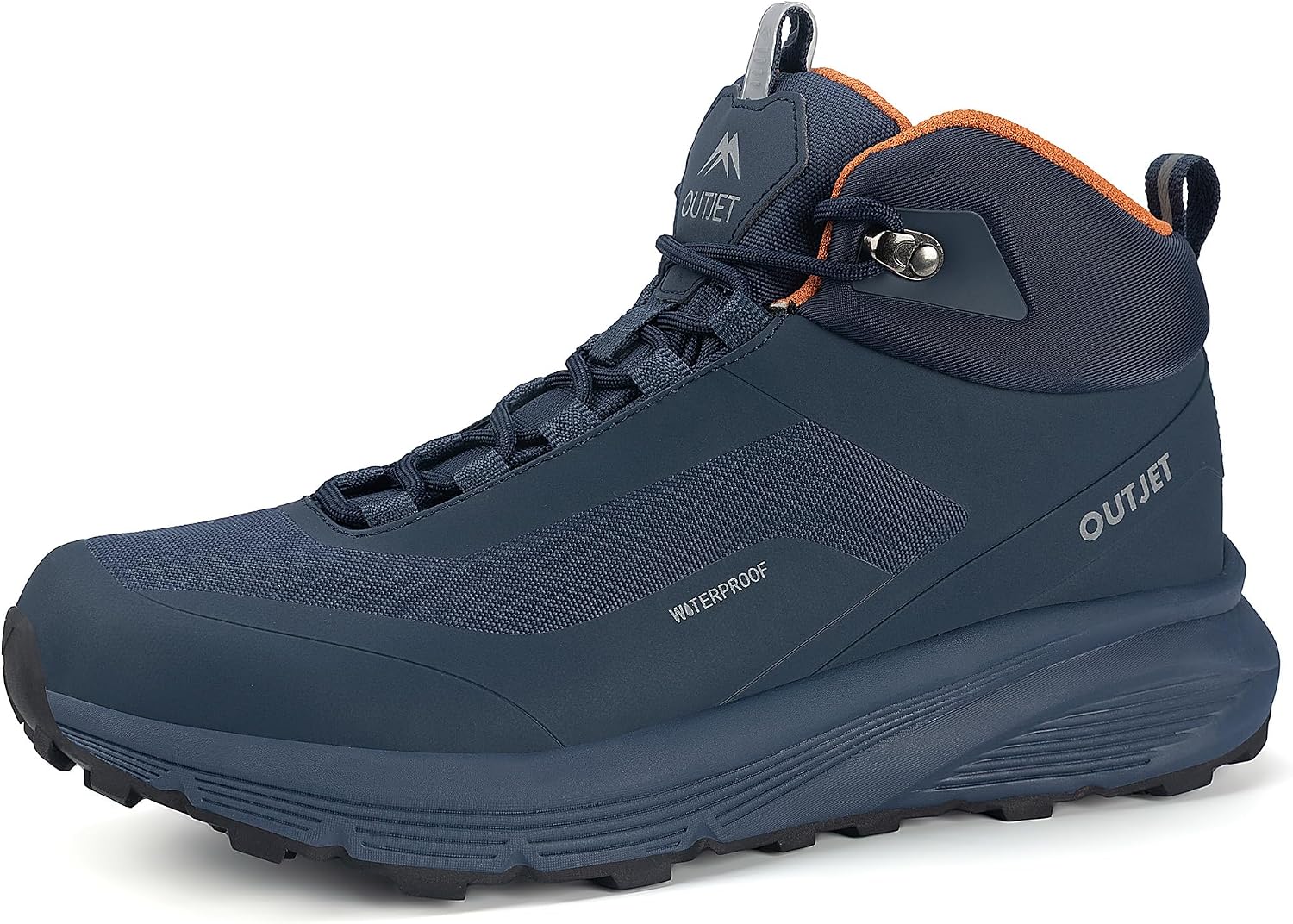 Thumbnail 6 de OUTJET Men’s Waterproof Hiking Boots (Brown) – Lightweight, breathable outdoor walking treks