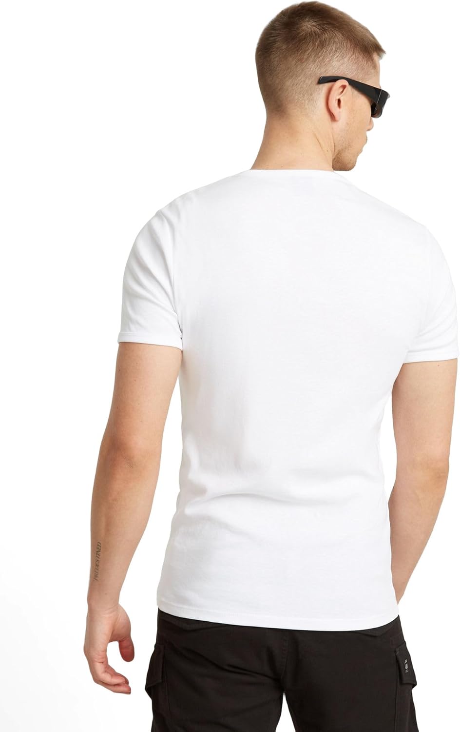 Thumbnail 1 de G-Star Herren Base-S T-Shirt – Slim Fit im 2er-Pack (gerippter Jersey, aufgesticktes Branding)