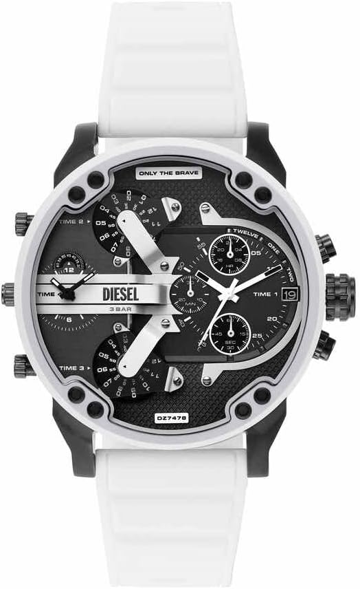 Thumbnail 4 de Diesel Mr. Daddy: orologio da uomo con movimento multifunzione, cinturino intercambiabile in silicone, acciaio o pelle