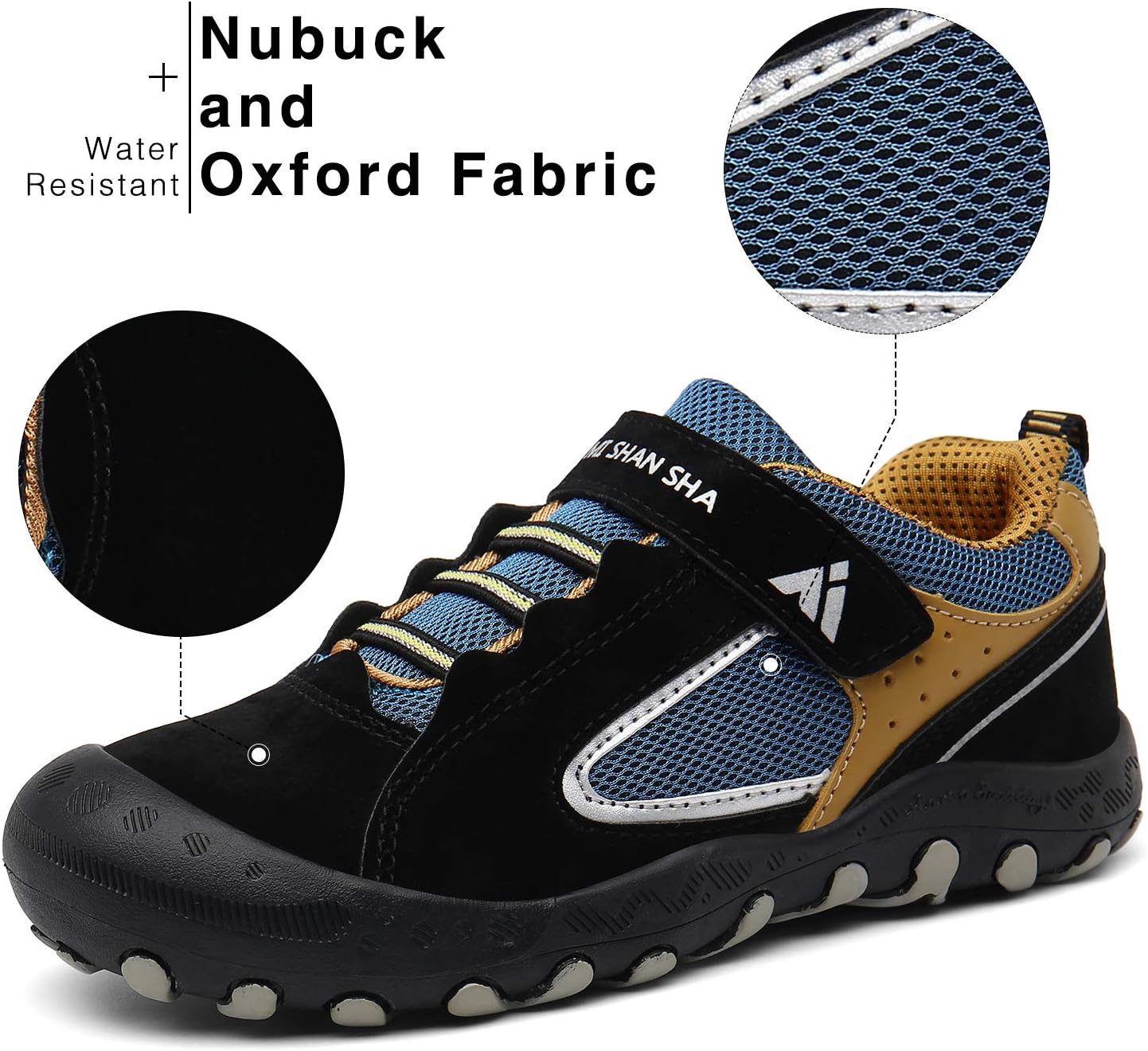 Thumbnail 1 de Mishansha Kids Hiking Boots for Toddlers & Little Kids — Water-Resistant, Non-Slip Outdoor Trekking Shoes