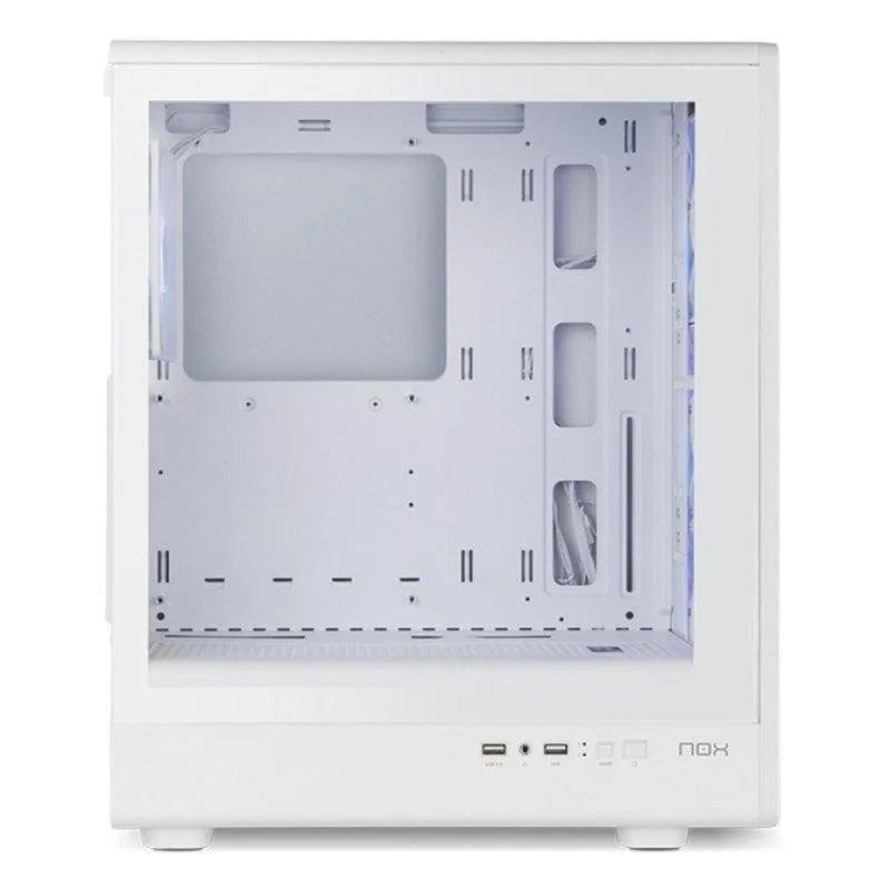 Thumbnail 1 de Semitorre NOX Infinity IOTA Mesh ARGB Blanco: refrigeración avanzada y visión del hardware en 4 ventiladores
