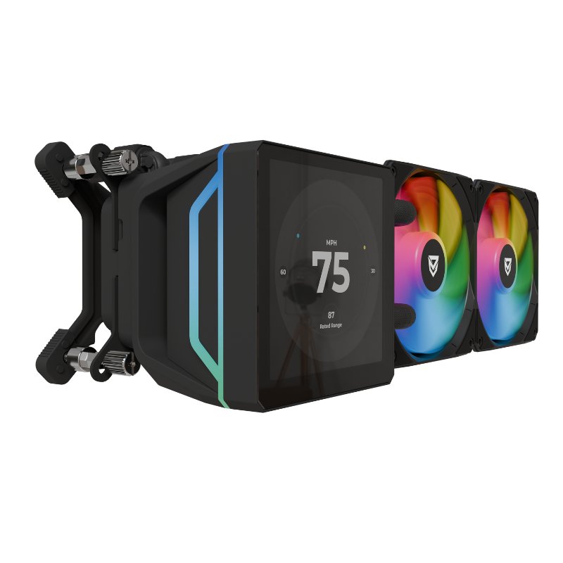 Thumbnail 2 de Nfortec Sedna 240 ARGB — kit refrigeración líquida con pantalla 4"